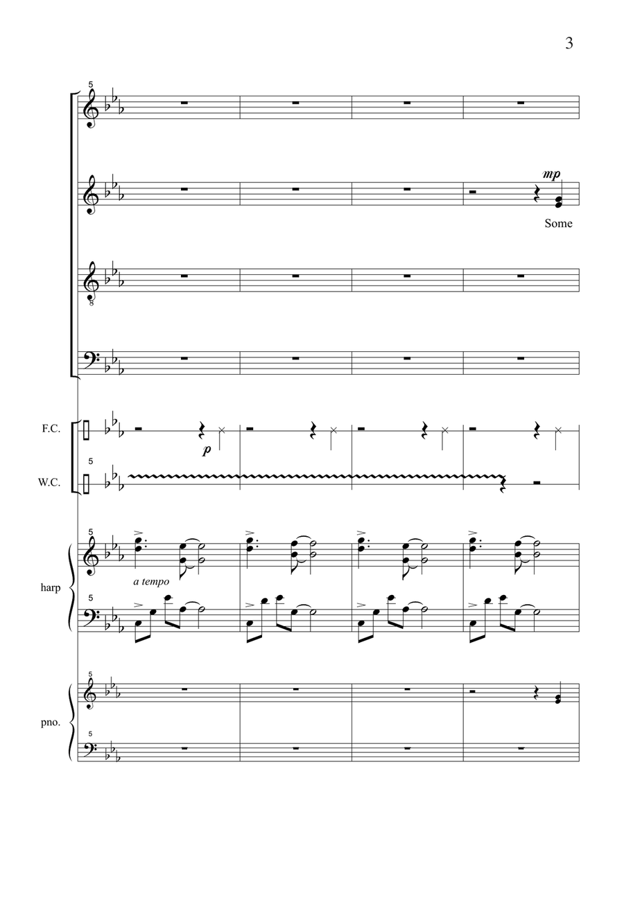 So Gracious Is The Time (Downloadable Choral Score) 4-Part scores gallery preview page 3