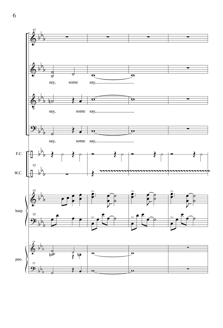 So Gracious Is The Time (Downloadable Choral Score) 4-Part scores gallery preview page 6