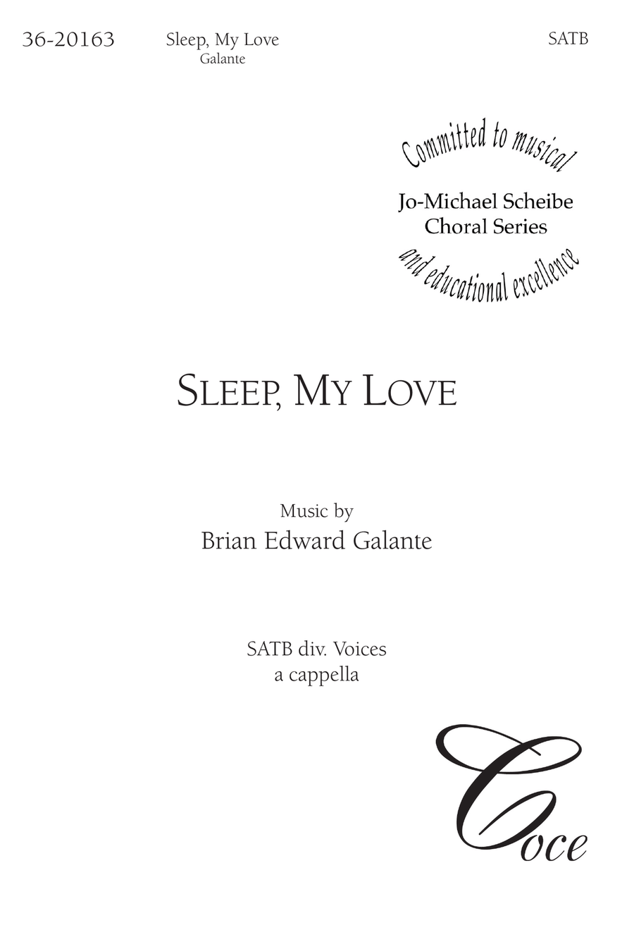 Sleep, My Love Sleep, My Love 4-Part scores gallery preview page 1