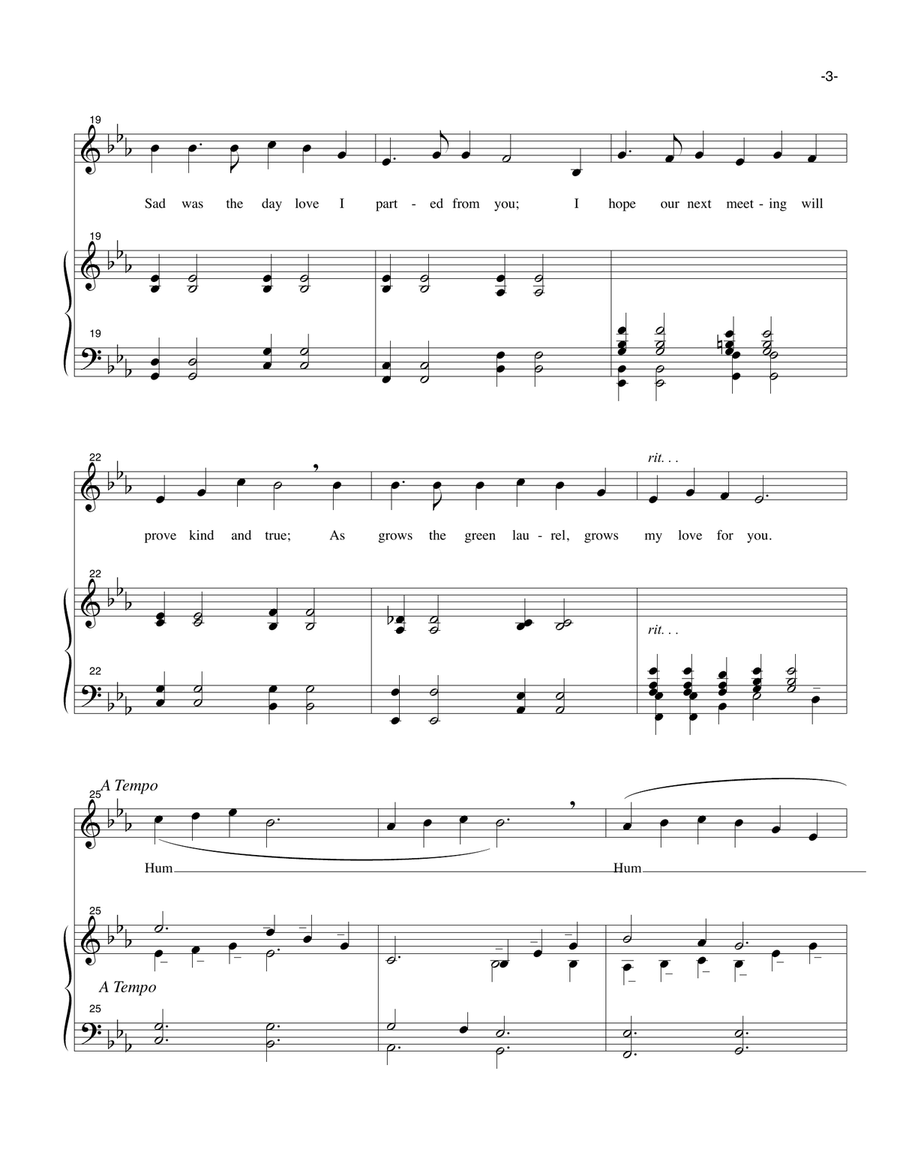 Green Grows The Laurel Green Grows The Laurel High Voice scores gallery preview page 4