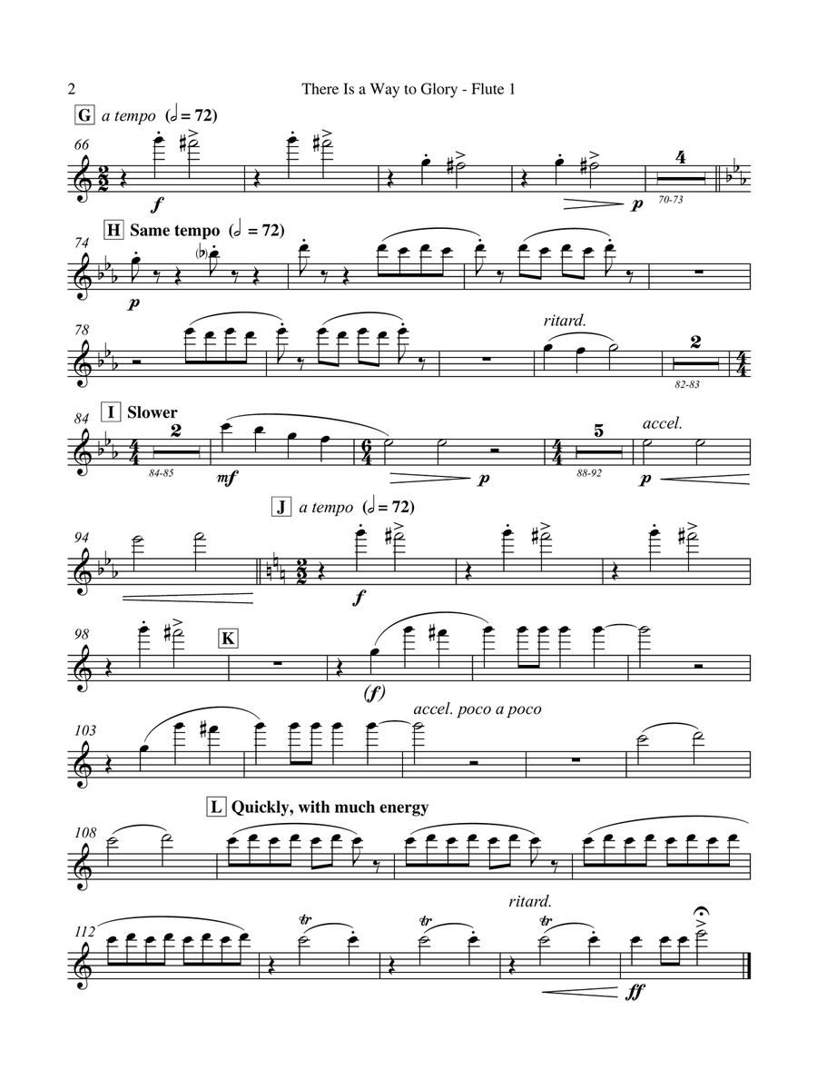 There Is a Way to Glory (Downloadable Chamber Orchestra Parts) Chamber Orchestra scores gallery preview page 2
