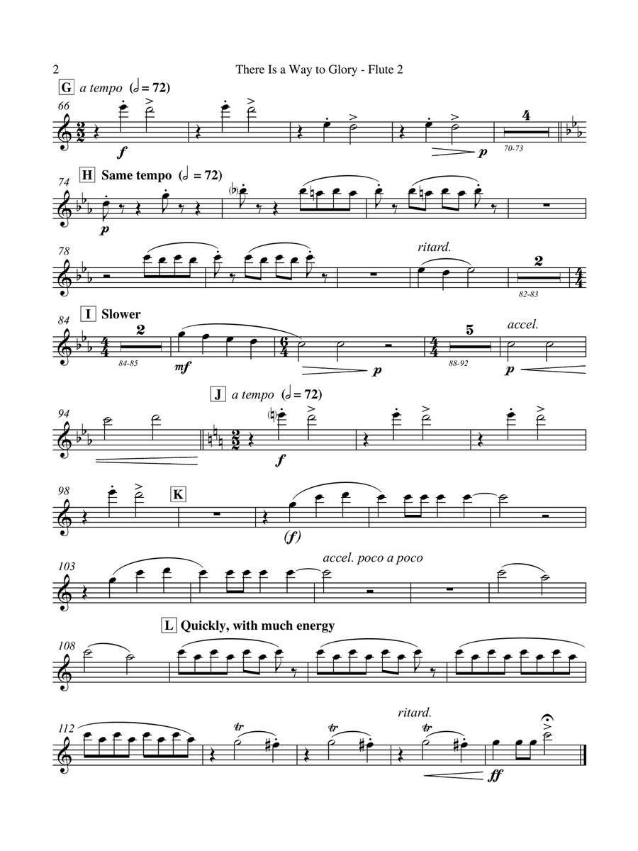 There Is a Way to Glory (Downloadable Chamber Orchestra Parts) Chamber Orchestra scores gallery preview page 4