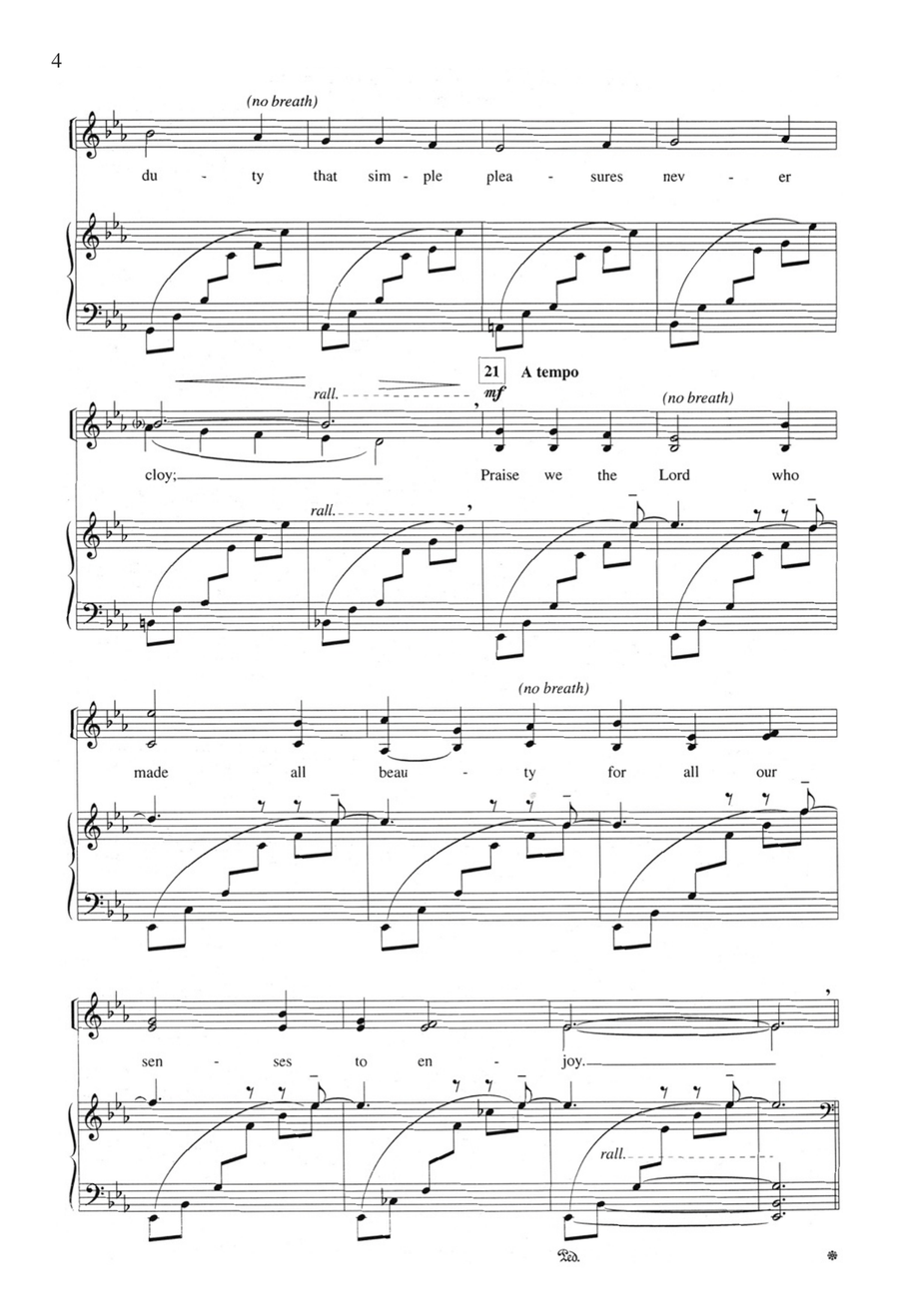Carol To Beauty 4-Part - Digital Sheet Music page 4