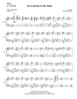 So Gracious Is The Time (Downloadable Harp/Percussion Parts)