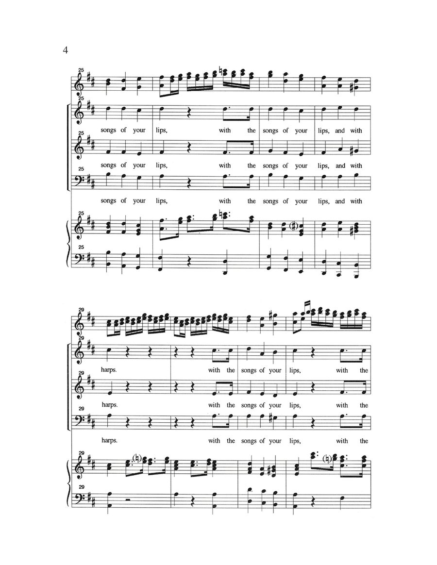 Magnify His Name (Downloadable) 3-Part scores gallery preview page 6