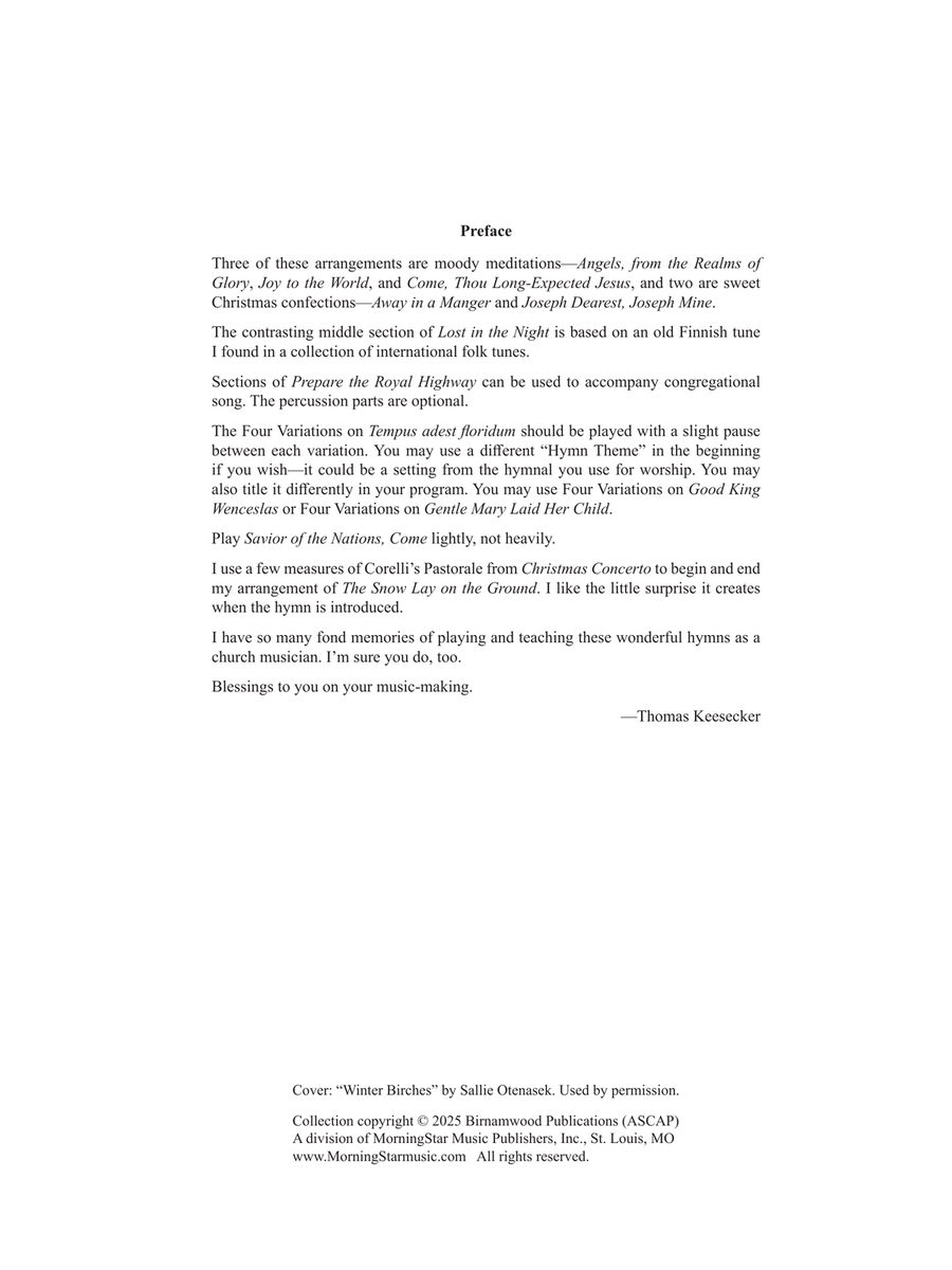 The Snow Lay on the Ground (Downloadable) Piano Solo scores gallery preview page 2