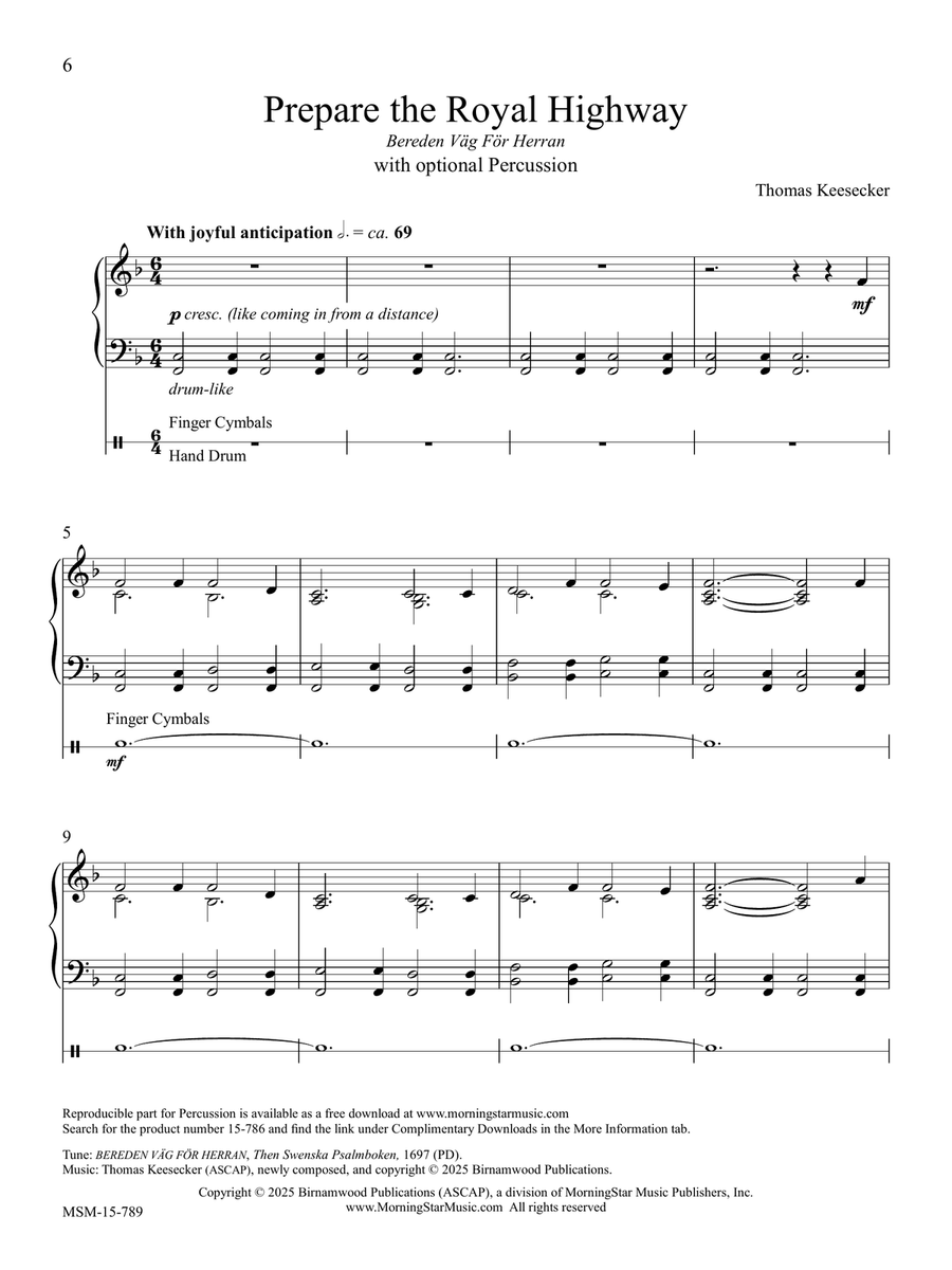 The Snow Lay on the Ground (Downloadable) Piano Solo scores gallery preview page 6
