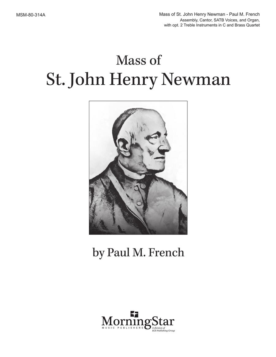 Mass of St. John Henry Newman (Downloadable Full Score) Choir scores gallery preview page 1