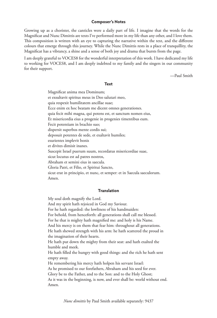 Magnificat Magnificat Divisi scores gallery preview page 2