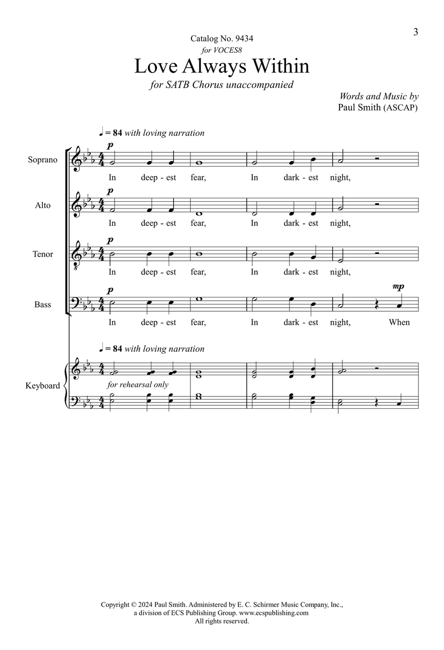 Love Always Within Love Always Within 4-Part scores gallery preview page 3