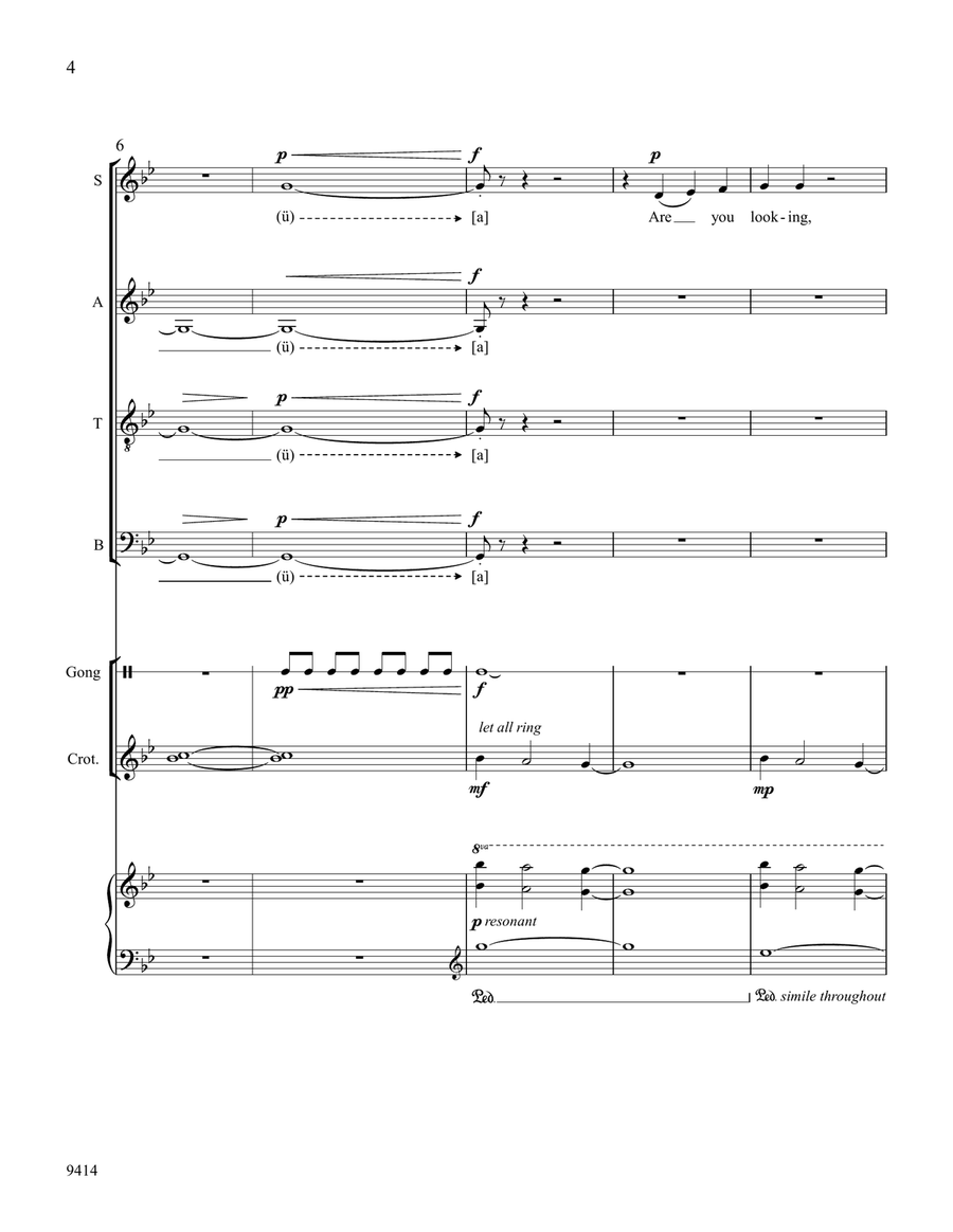 Are You Looking for Me? Are You Looking for Me? 4-Part scores gallery preview page 4