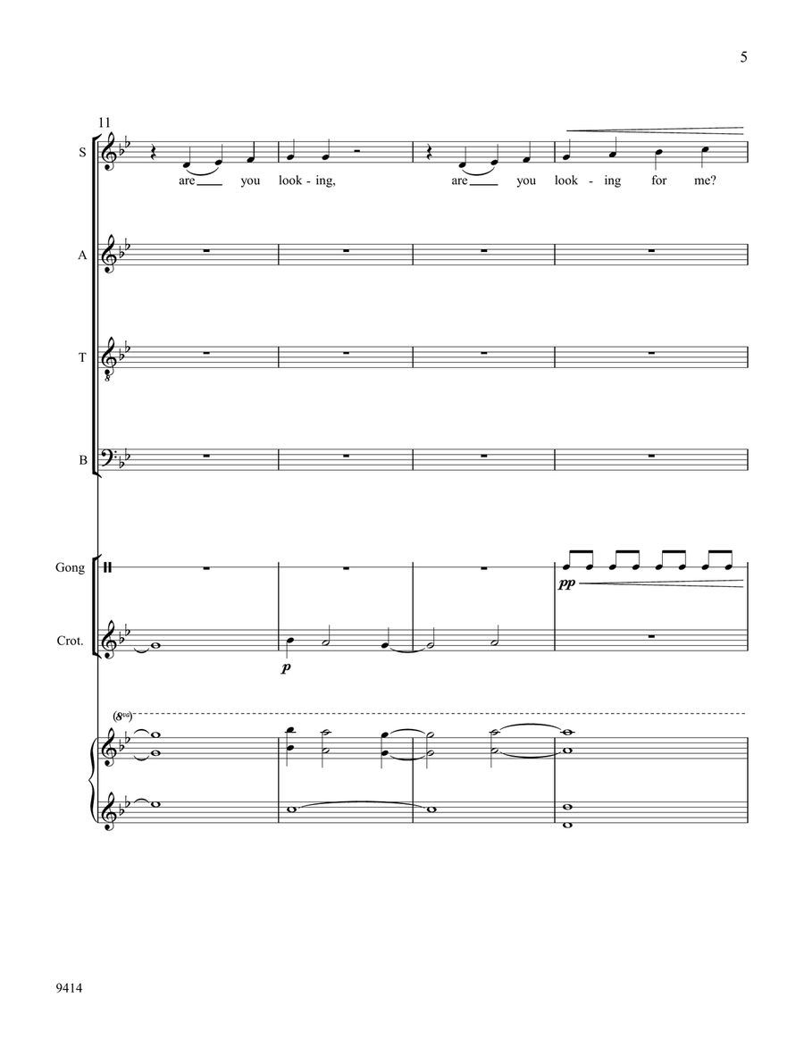 Are You Looking for Me? Are You Looking for Me? 4-Part scores gallery preview page 5