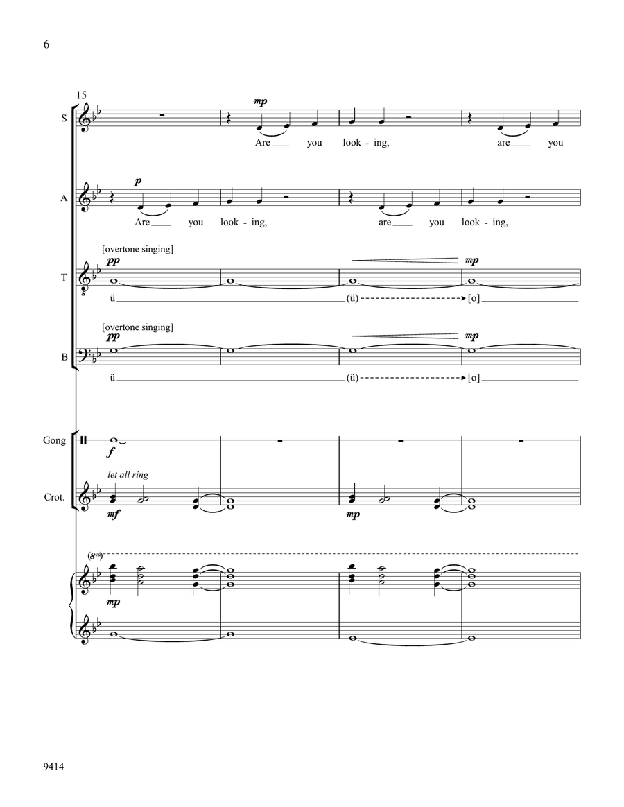 Are You Looking for Me? Are You Looking for Me? 4-Part scores gallery preview page 6