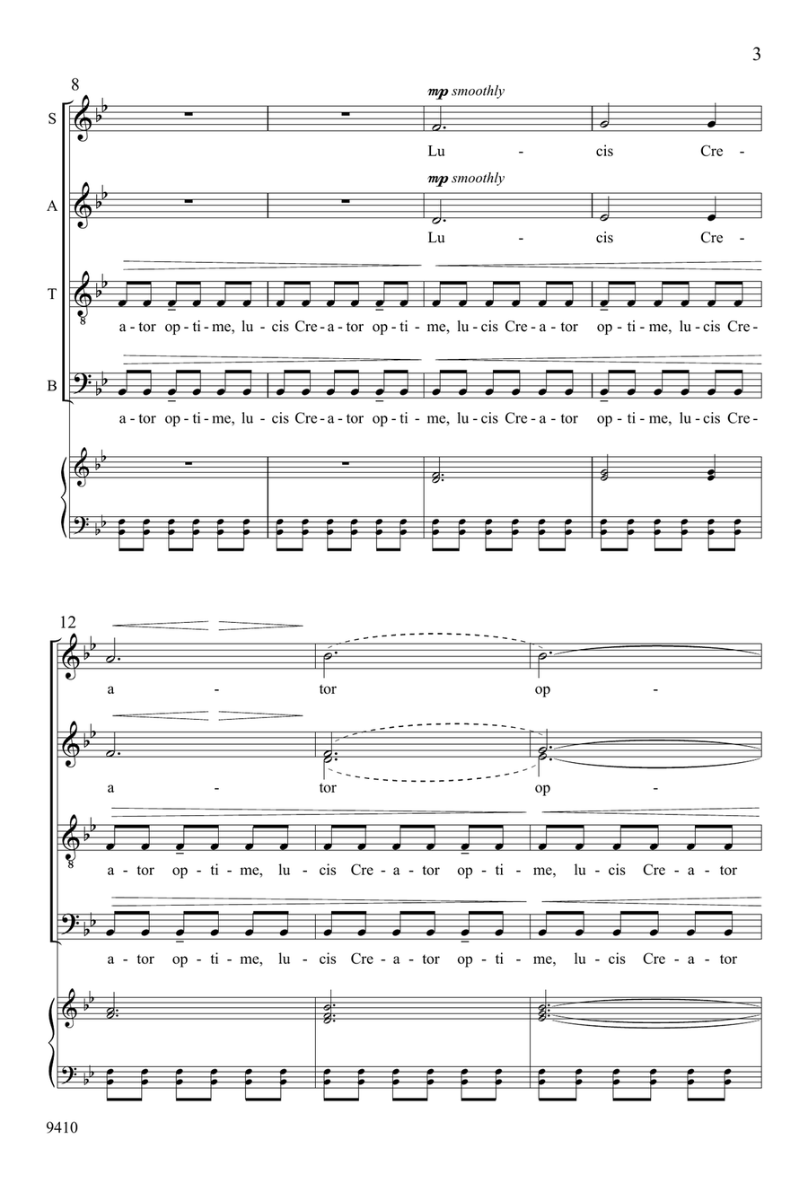 Lucis Creator optime (Downloadable) Divisi scores gallery preview page 3