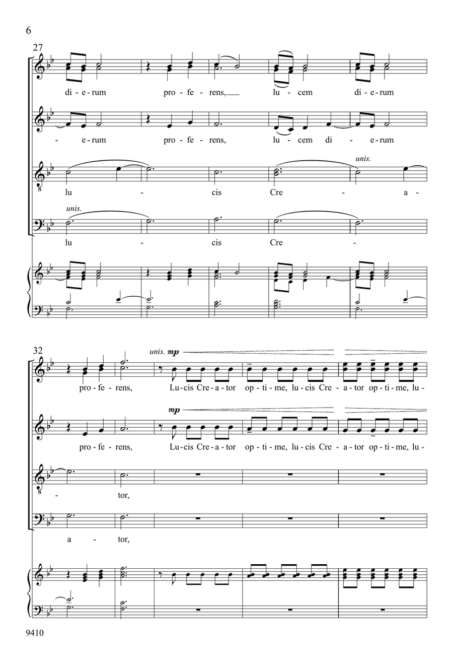 Lucis Creator optime (Downloadable) Divisi scores gallery preview page 6