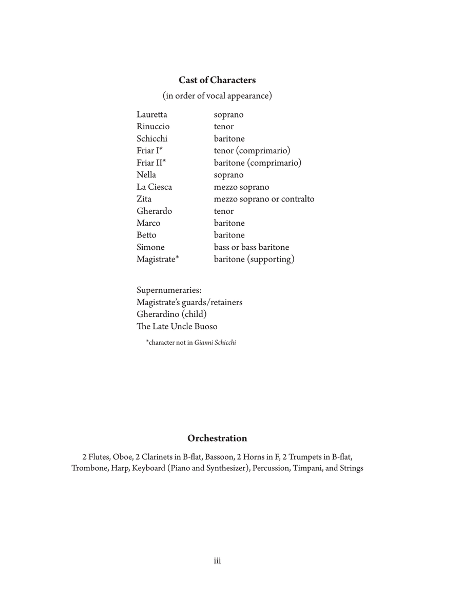 Buoso's Ghost (Downloadable Piano/Vocal Score) Voice scores gallery preview page 3