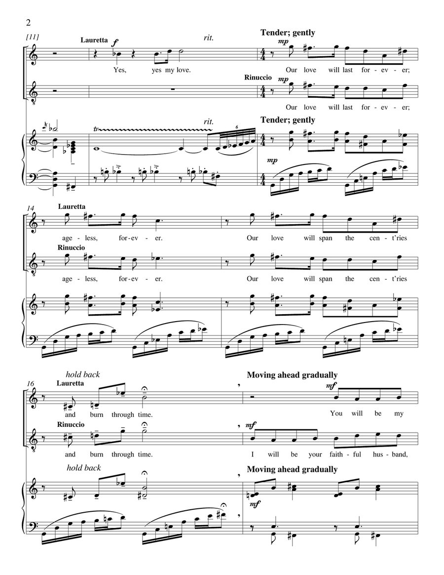 Buoso's Ghost (Downloadable Piano/Vocal Score) Voice scores gallery preview page 6