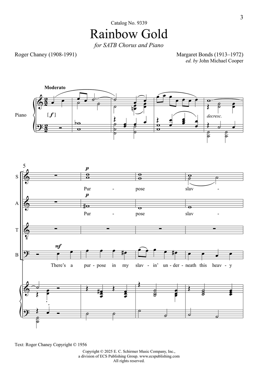 Rainbow Gold Rainbow Gold 4-Part scores gallery preview page 3