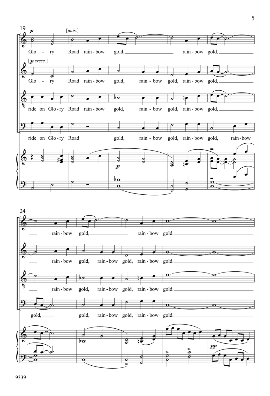 Rainbow Gold Rainbow Gold 4-Part scores gallery preview page 5