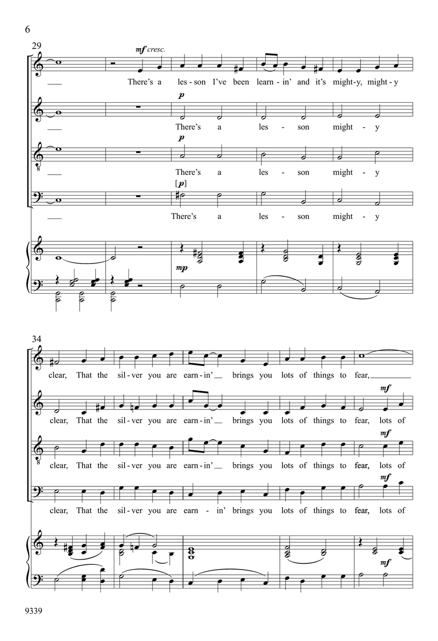 Rainbow Gold Rainbow Gold 4-Part scores gallery preview page 6