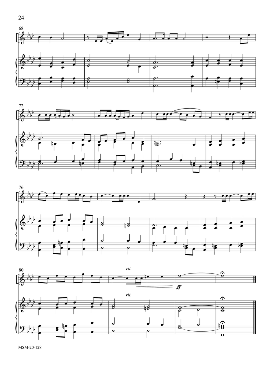 The God of Abraham Praise Trumpet scores gallery preview page 5