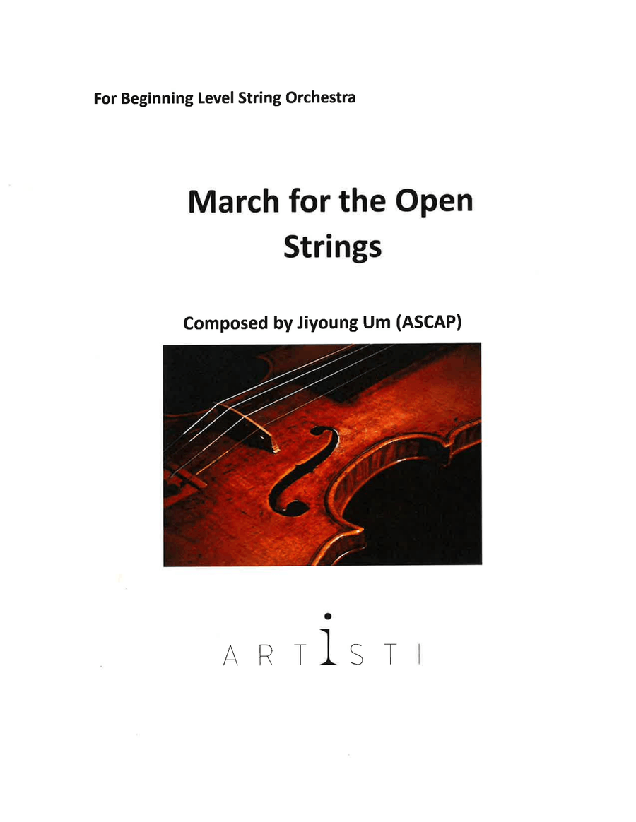 March for the Open Strings String Orchestra scores gallery preview page 1