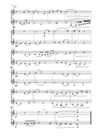 Jesus Loves Me Clarinet Duet scores gallery preview page 3