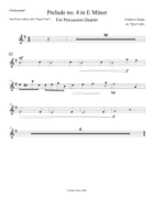 Prelude in E Minor Percussion Ensemble scores gallery preview page 3