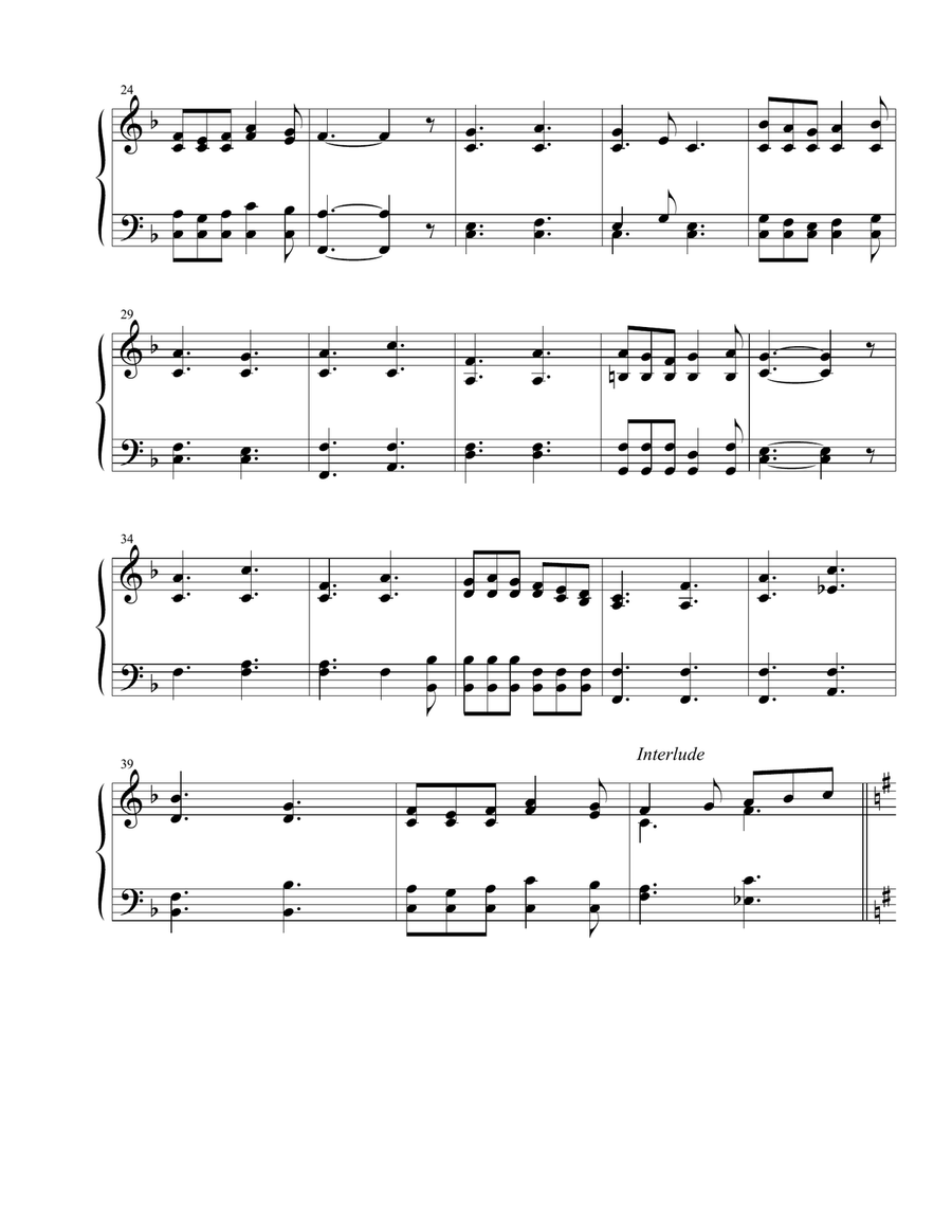 Praise Him! Praise Him! (JOYFUL SONG) Organ Solo scores gallery preview page 2