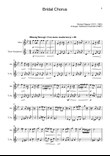 Bridal Chorus. R. Wagner - Arranged for Oboe and T. Sax.