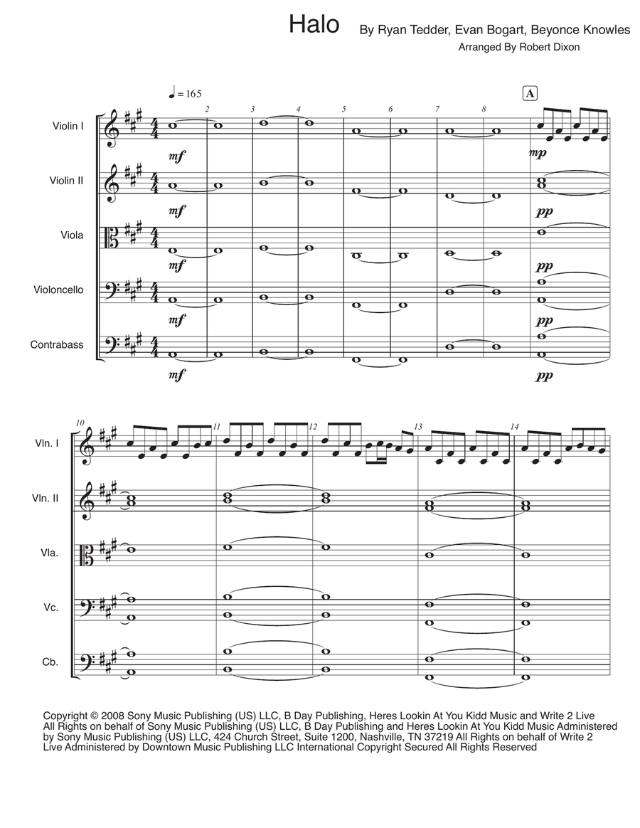 Halo Halo String Orchestra scores gallery preview page 1