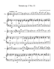 Sonata op. 1 No.11