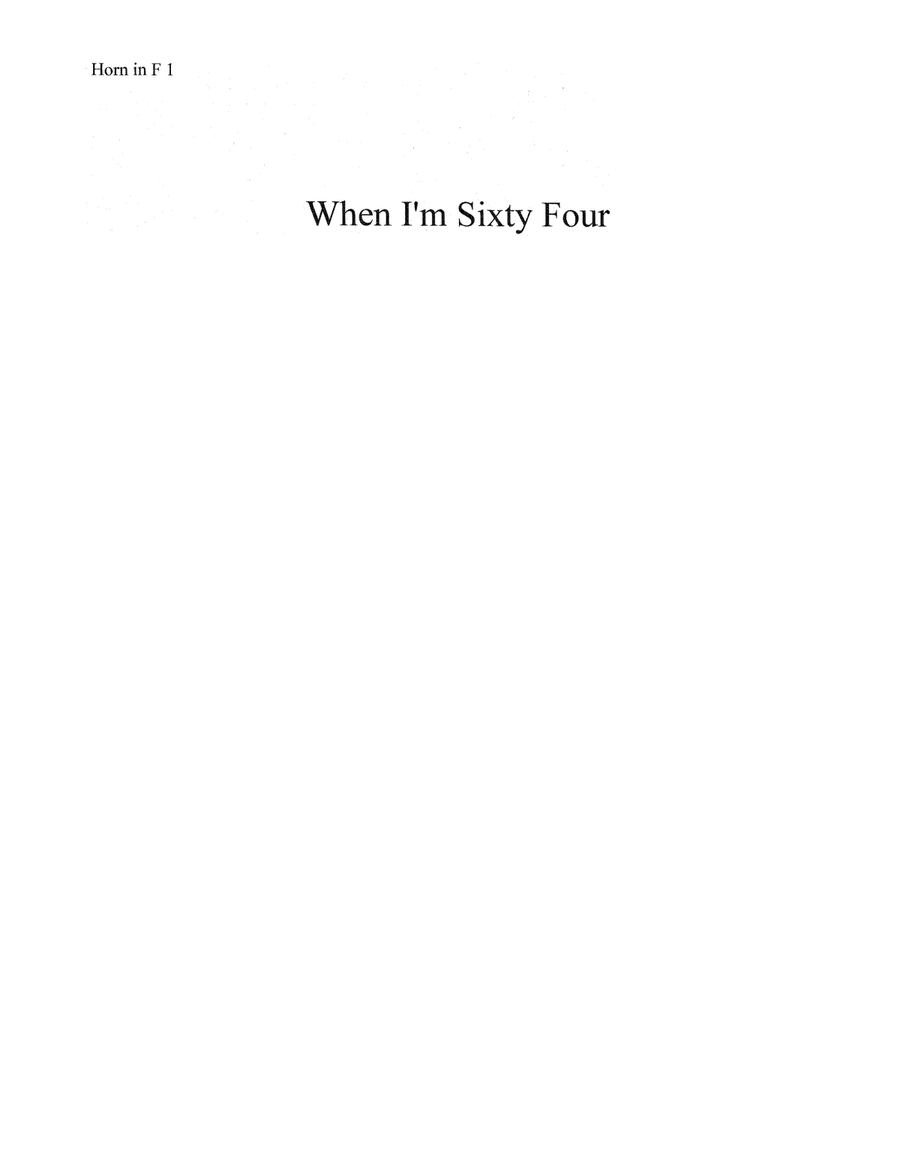 When I'm Sixty-Four Brass Duet scores gallery preview page 5