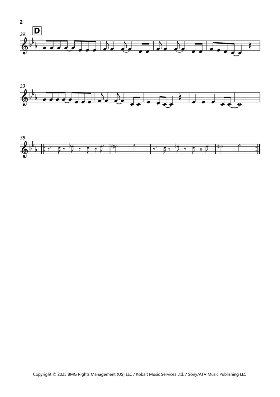 Abracadabra Abracadabra Horn Solo scores gallery preview page 2