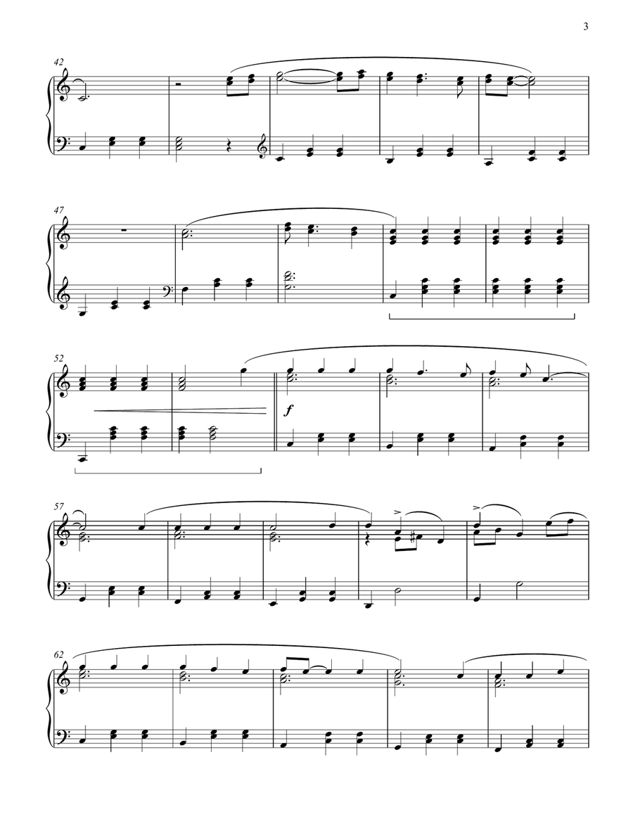 Piano Man Piano Man Piano Solo scores gallery preview page 3