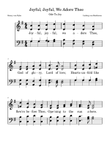 Ode To Joy | Joyful, Joyful, We Adore Thee | Song of Joy Hymn Version