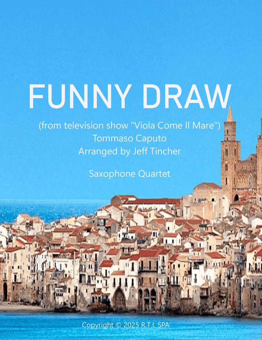 Funny Draw Funny Draw Saxophone Quartet scores gallery preview page 1