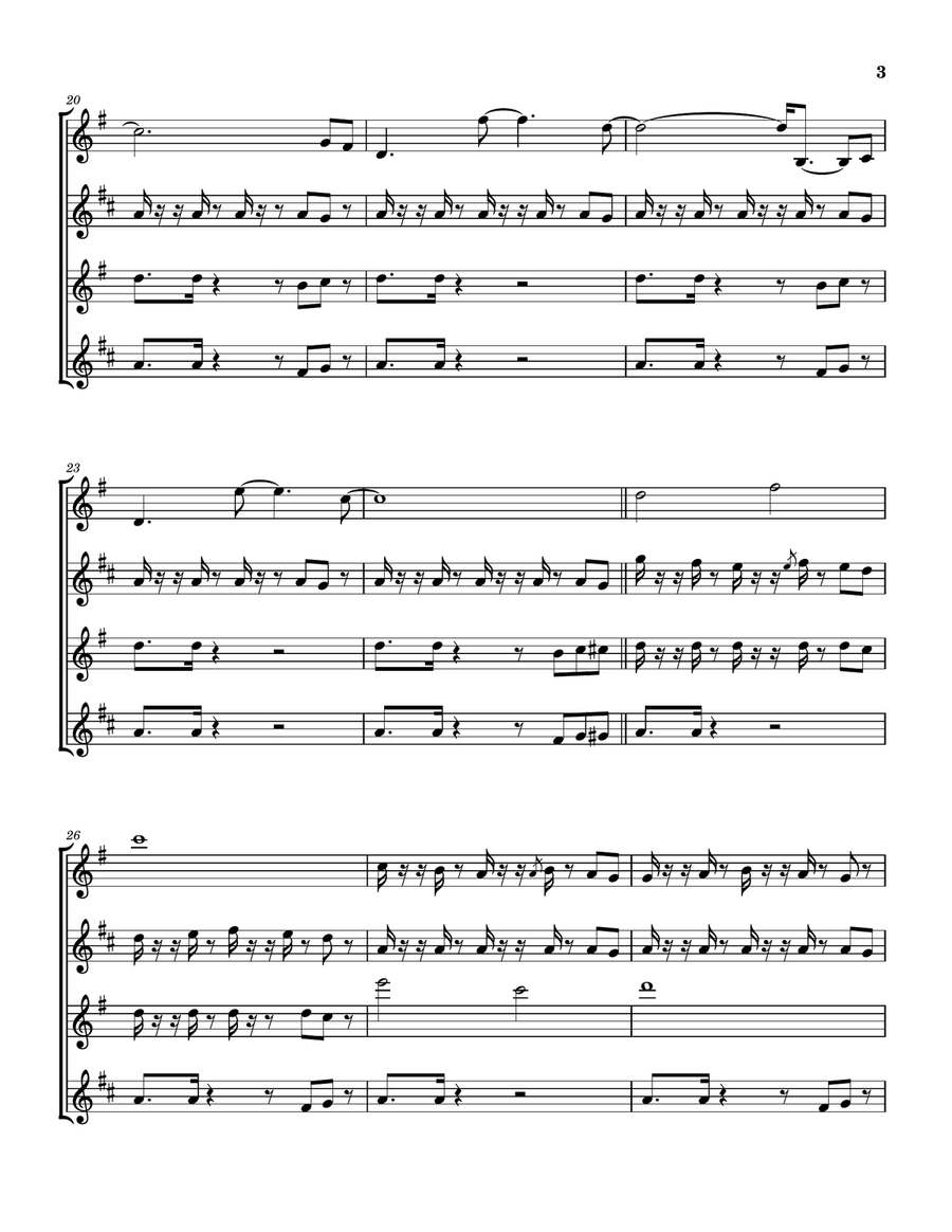 Funny Draw Funny Draw Saxophone Quartet scores gallery preview page 4