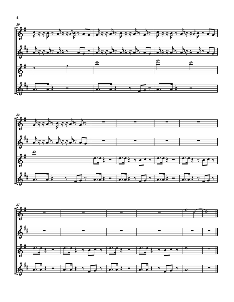 Funny Draw Funny Draw Saxophone Quartet scores gallery preview page 5