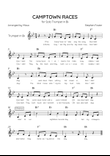 Camptown Races - Bb Trumpet Solo in Ab Major - Easy Level - Lyrics & Chords