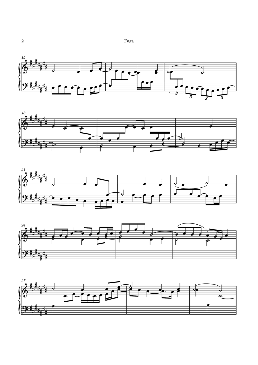 Etude and Fugue in C# Etude and Fugue in C# Piano Method scores gallery preview page 2