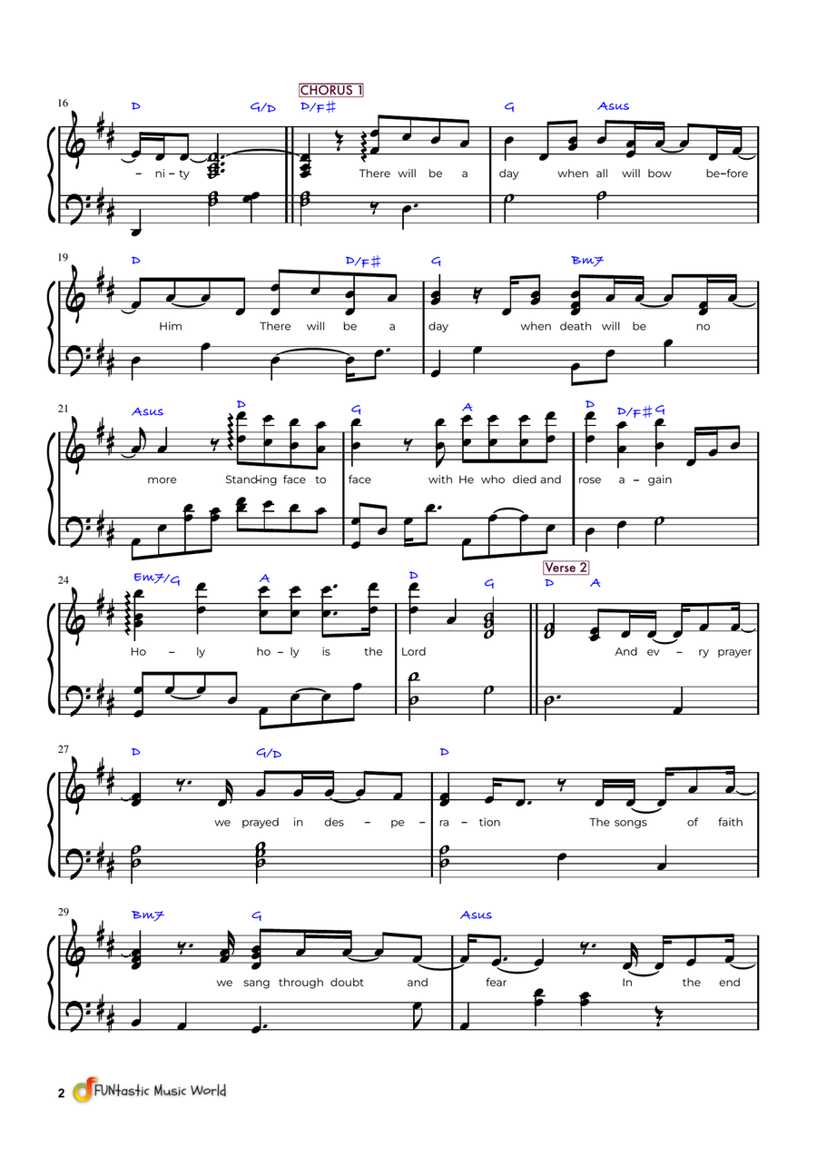 Hymn Of Heaven Piano Solo scores gallery preview page 3