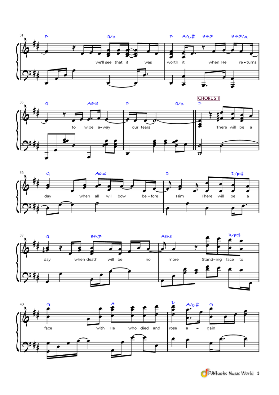 Hymn Of Heaven Piano Solo scores gallery preview page 4