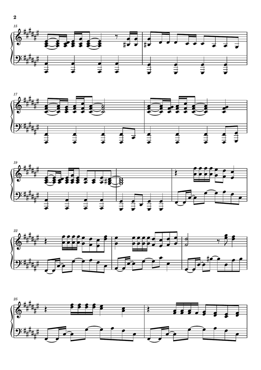 That's So True That's So True Piano Solo scores gallery preview page 2