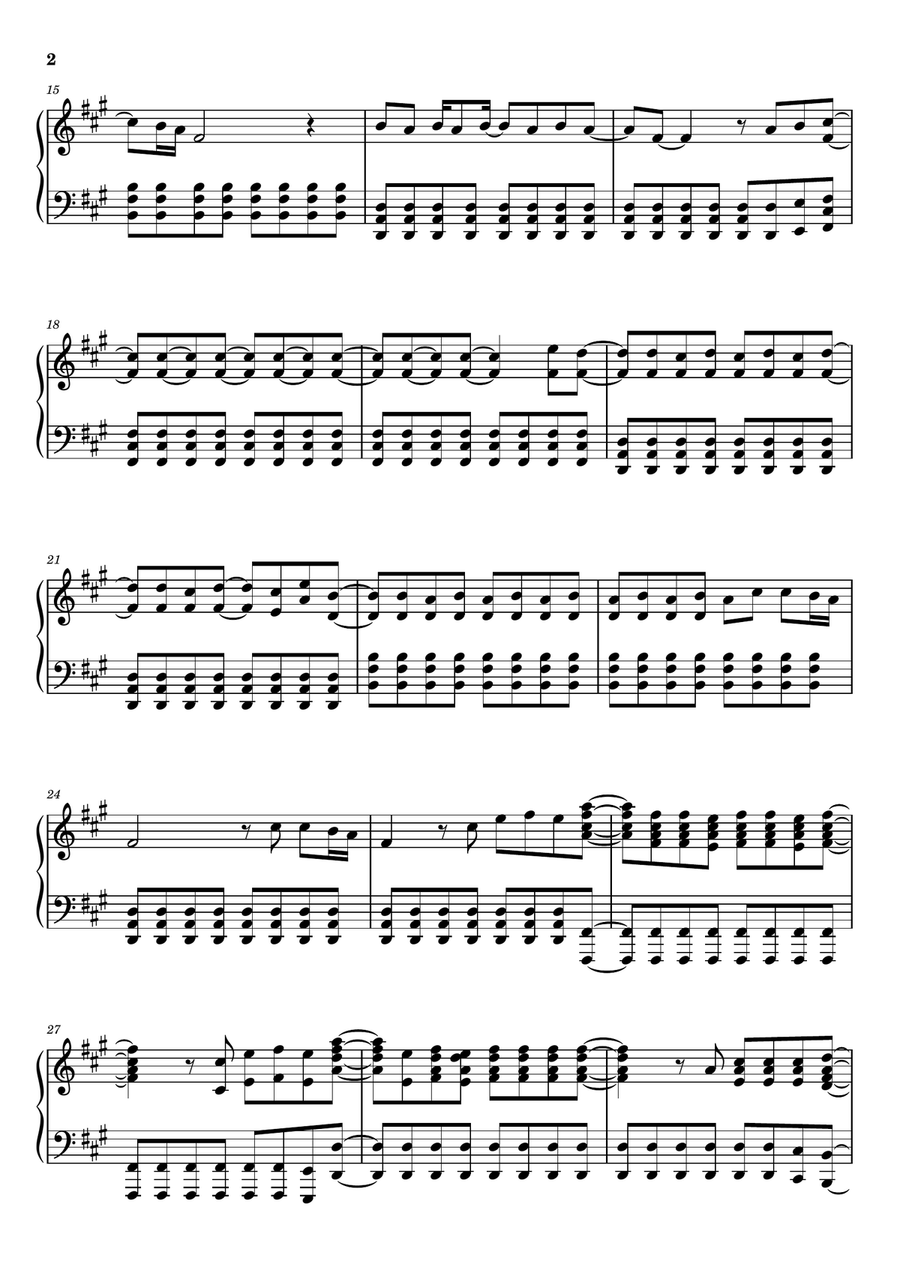 Not Your Man Not Your Man Piano Solo scores gallery preview page 2