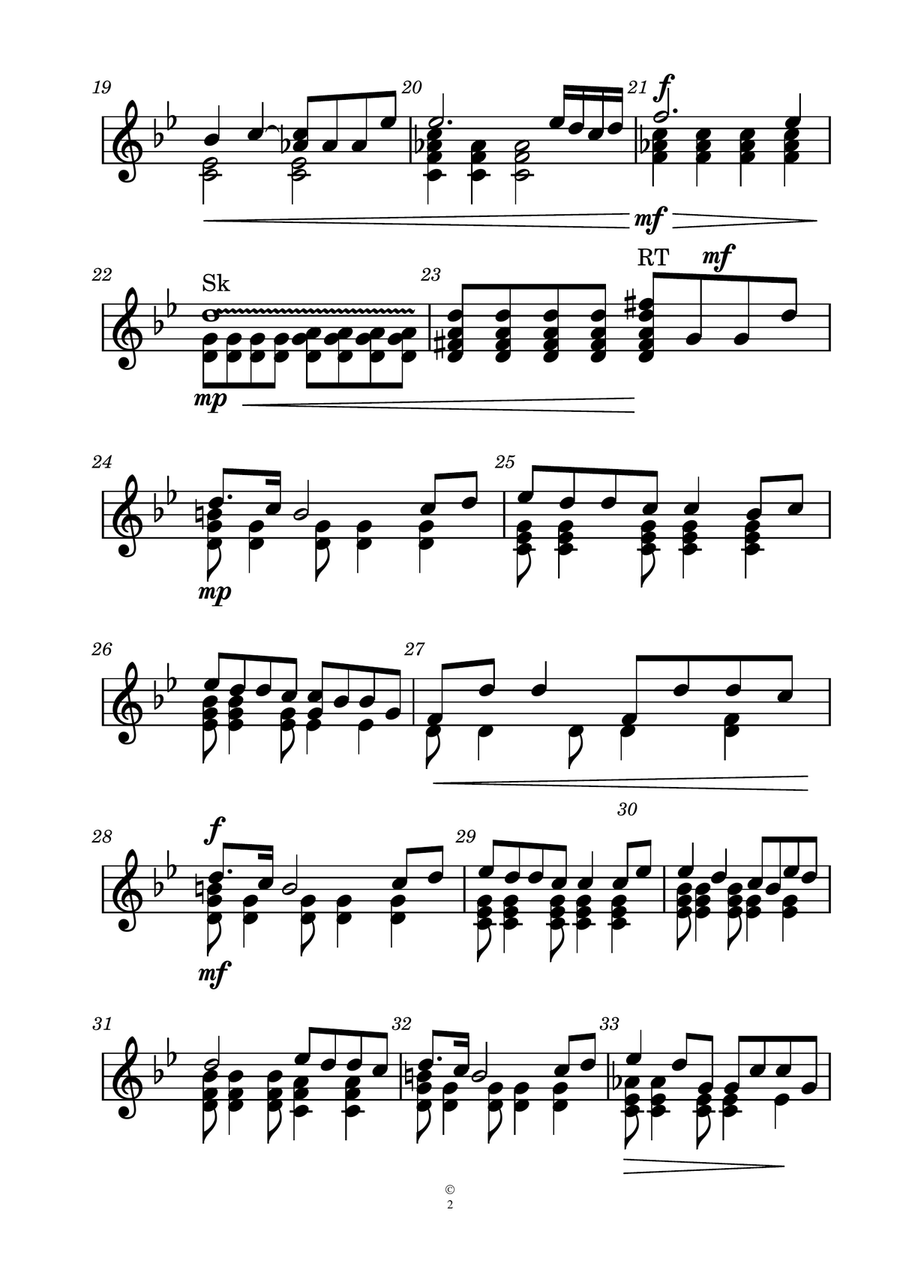 Beyond (End Credit Version) Handbell Choir scores gallery preview page 2