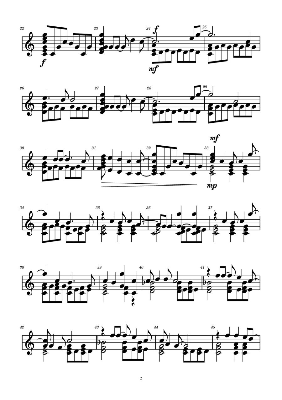 Defying Gravity Defying Gravity Handbell Choir scores gallery preview page 2