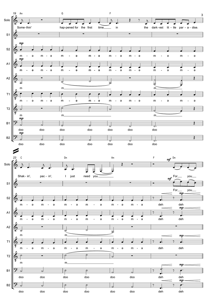 Don't Blame Me Divisi scores gallery preview page 3