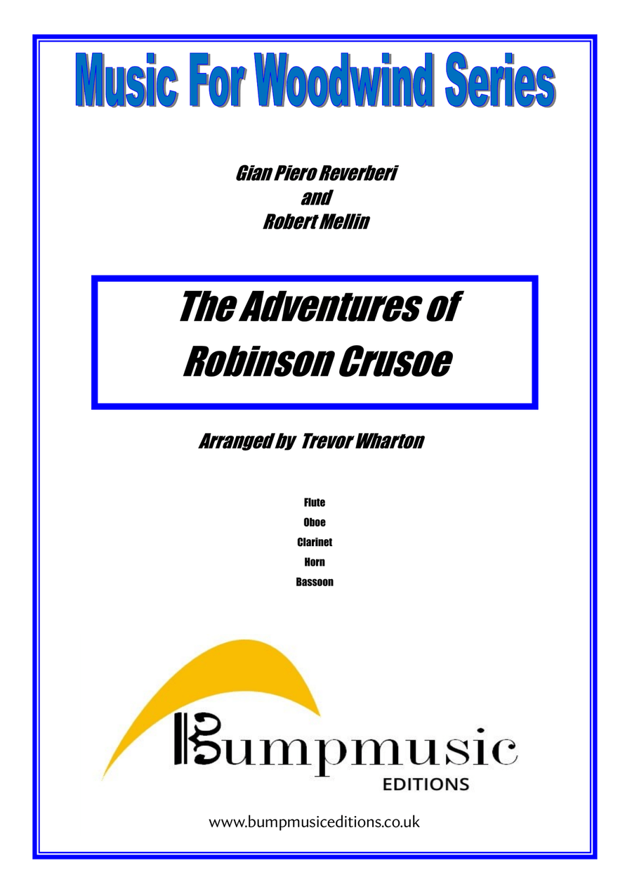 Themes For Adventures Of Robinson Crusoe Woodwind Quintet scores gallery preview page 1