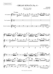 Organ Sonata No. 4 - II. Andante (BWV 528)